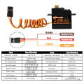 DSPOWER 17g 21g Servo Mini Digital Motor Waterproof for 1/18 1/16 Micro RC Car HYPER GO WLTOYS 144001 WPL MN Plane Boat Robot. 