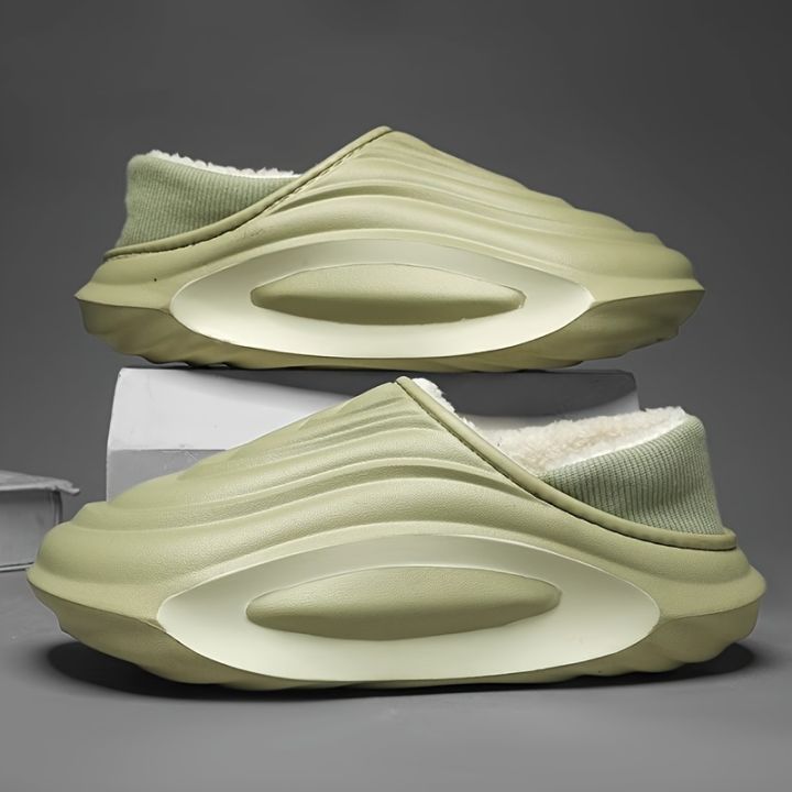 Winter%20Thickened%20Slip%20Resistant%20Lined%20Slippers%20Lightweight%20EVA%20Indoor%20Outdoor%20Home%20Leisure%20Shoes%20with%20Soft%20Fabric%20Lining%20-%20Image%205
