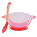 1 Set Baby Suction Feeding Bowl with Spoon | Multicolor. 