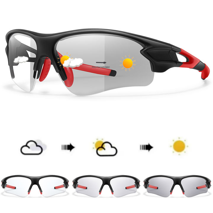 Brand Fashion Women Men Photochromic Sunglasses Outdoor Sports Fishing Cycling Running Driving Eyewear Women Fashion Goggles