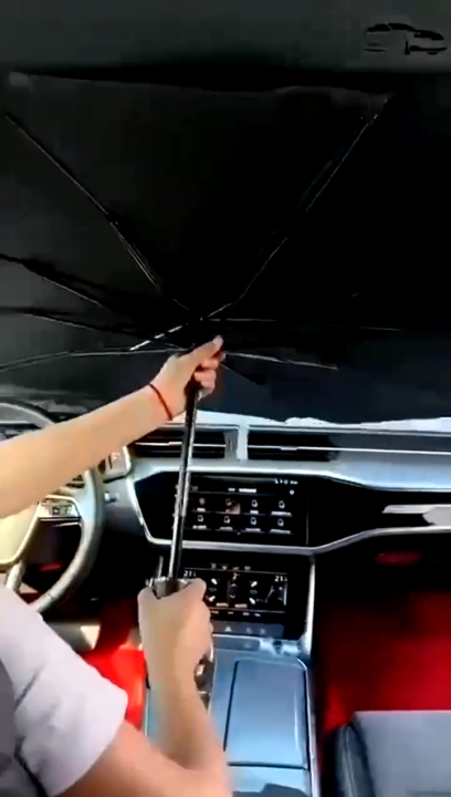 New Windshield Shade Umbrella for Car Interior | Foldable UV-Blocking ...