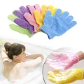 Exfoliating Gloves | 2 Pcs Shower Mitt Scrub Gloves for Smooth Bath.