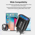 48W QC3.0 Quick Charger 4USB EU Standard Travel Portable 4 Port Fast Charging Suitable For Android iPhone  Other Devices. 
