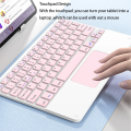 Bluetooth Keyboard And Mouse With Touchpad 10 Inch For     Tablet Teclado For iPad Pro Mini Cell Phone. 