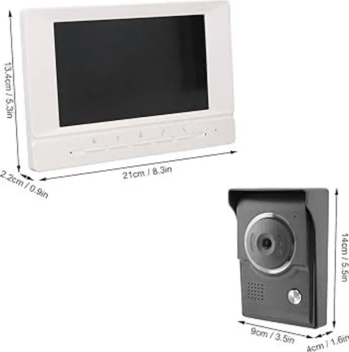 7%20inch%20Video%20Door%20phone%20Video%20Doorbell%20Indoor%20Monitor%20IR-CUT%20Outdoor%20Camera%20Visual%20Intercom%20Two-way%20Audio%20Remote%20Unlock%20Video%20Door%20Phone%20-%20Image%202