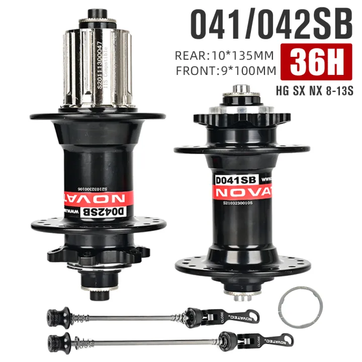 NOVATEC%20MTB%20Hubs%20D041SB%20D042SB%2028/32/36H%20%7C%20Front%20&%20Rear%20HG%20Stainless%20Steel%20Freehub%208%E2%80%9312%20Speed%20%7C%20Mountain%20Bike%20Hub%20Set%20-%20Image%207