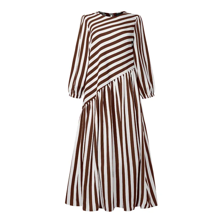 ZANZEA%202025%20Fashion%20Autumn%20Stripe%20Dresses%20Women%20Elegant%20Stylish%20Long%20Sleeve%20Party%20Dress%20Work%20Vestidos%20Muslim%20Abaya%20Robe%20Femme%20-%20Image%207