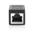 Network Cable Pair Connector Extender Adapter RJ45 Network Gigabit Dual Pass Crystal Head Broadband Adapter Interface Straight T. 