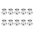 10pcs RCA Dust Caps Pure Copper Gold Plated or Rhodium Plated Audiophile Grade RCA Antioxidant Metal Protective Cover.