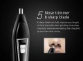 Professional Rechargeable Super Trimmer -  1 month Warranty -  3 in 1 Multifunction -  Electric Shaver - Nose Trimmer -  Hair  Machine - Black. 
