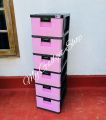 Drawer Cupboard 6 in 1 Rattan design uniplast baby drawer cupboard office drawer cupboard multi blue pink storage wardrobe. 