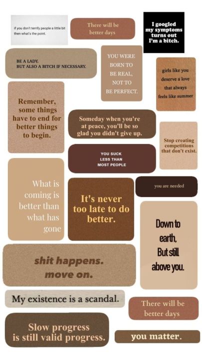 Brown journaling  stickers set, vintage sticker for journaling, Qoute stickers, stickers for diary, cute stickers , vintage warm stickers