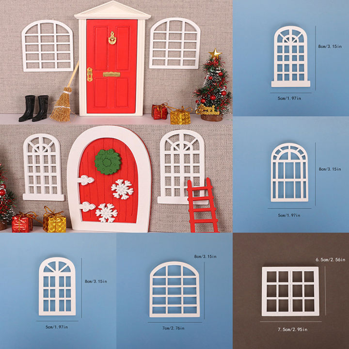 1/12%20Dollhouse%20Mini%20Wooden%20Window%20Frame%20Model%20Dollhouse%20Furniture%20Decoration%20Dolls%20House%20Micro%20Scene%20Construction%20Props%20-%20Image%202