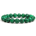 Natural Green Malachite Stone Bracelet 6/8/10mm Handmade Round Beads Bracelets Couple Energy Yoga Bracelet Men Women Jewelry Top.