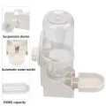 500ML Pet Parrots Birds Drinker Water Feeder Bowl For Pigeon Rabbit Cat Small Pets Cat Dog Cage Hanging Water Dispenser. 
