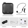 Voice Amplifier Multifunctional Portable Personal Voice Speaker with Microphone Display Surround Sound for Teachers Speech. 