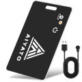 AIYATO Wallet Tracker Card Wireless Charging Location GPS Smart Tag Airtag Work with Apple Find My APP Air Tags for IOS. 