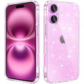 Clear Glitter Case For iPhone 16 Pro Max 15 Plus 14 13 Mini 12 11 X XS XR SE 2022 2020 8 7 15Pro 16Pro Sparkle Bling Phone Cover. 