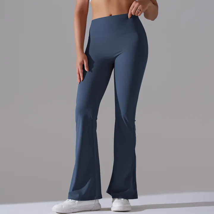 Flare%20Leggings%20Yoga%20Pants%20Women%20Bell%20Bottoms%20Yoga%20Trousers%20High%20Waist%20Gym%20Fitness%20Pants%20Stretch%20Daily%20Dance%20Workout%20Leggings%20-%20Image%205
