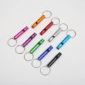 4 Pieces/set of Aluminum Sports Safety Whistle Alloy Small Whistle Keychain Outdoor Survival Camping Emergency. 
