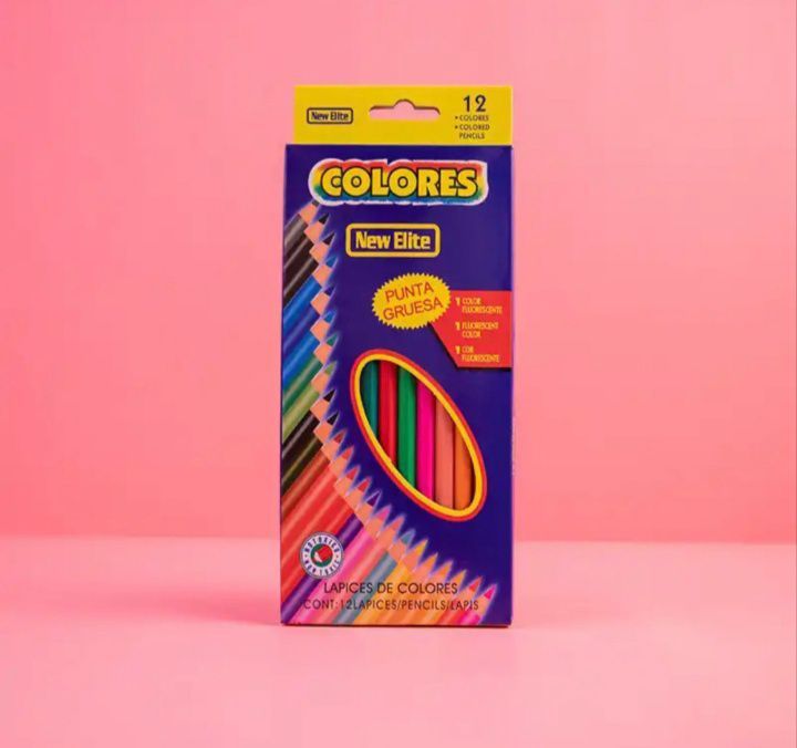 12pcs Colour Pencil It's Very Best Product for Kids It's Useful to Draw And Colouring For kids learning.   These 12colours is Useful colours