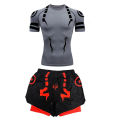Anime Jujutsu Kaisen Compression Set Fitness Suit for Men Quick Dry 3D Compression Shirt+Gym Shorts Running Workout Sportswear. 