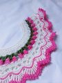 Crochet baby neck.  kushikata design throat dress for girls. neck for baby girls.. 