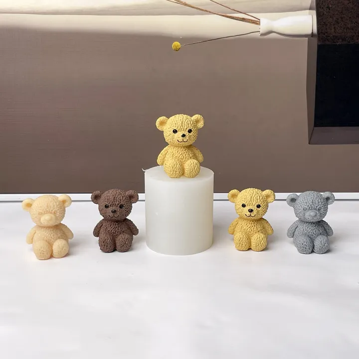 3D%20mini%20Bear%20Candle%20silicone%20mould%20Smile%20animal%20Bear%20Plaster%20Resin%20Crafts%20cement%20mold%20DIY%20handmade%20soap%20making%20supplies%20-%20Image%204