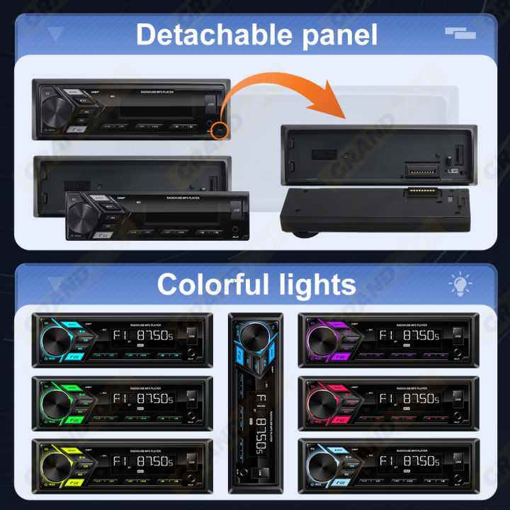 Car%20MP3%20Player%20Detachable%20Panel%201din%20USB%20FM%20Radio%20Tuner%20with%20LED%20Segment%20Displays%20AUX%20Input%20USB%20Bluetooth%20Phone/Remote%20control%20-%20Image%204