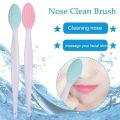 1pc Silicone Lip Scrub Brush Soft Double-sided Exfoliating Lip Brush Cleaning Face Nose Lip Beauty Tool for Men and Women. 