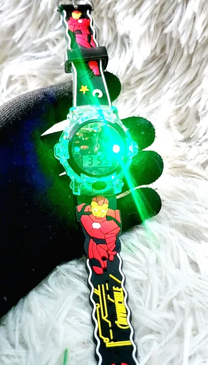 Iron%20Man%20Lighting%20Musical%20%20Colourful%20fun%20Watch%20%20for%20kids%20-%20Image%202
