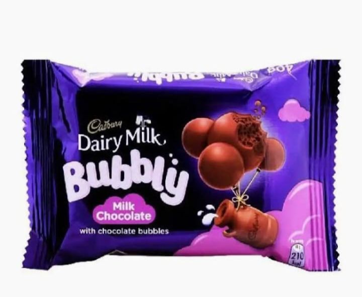 Dairy Milk Bubbly Milk Chocolate (40gm)