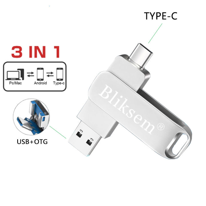 Pen Drive 64GB OTG 128GB Type C USB 2.0 Flash Drive External Memory ...