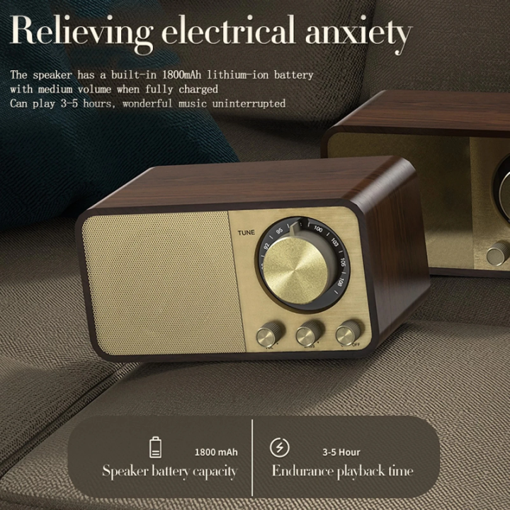Nostalgic%20Bluetooth%20Speaker%20Bluetooth%20Sound%20Retro%20Classic%20Speaker%20Retro%20Radio%20Wireless%20Bluetooth%205.0%20Wooden%20Portable%20Subwoofer%20-%20Image%203