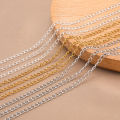 2meters 2/3/4mm Stainless Steel Extension Chain for Bracelet DIY Jewelry Making Accessories. 