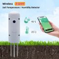 Tuya Zigbee Soil Moisture and Temperature Sensor and Tuya Zigbee Smart Water Valve Controller Sprinkler Drip Irrigation System. 