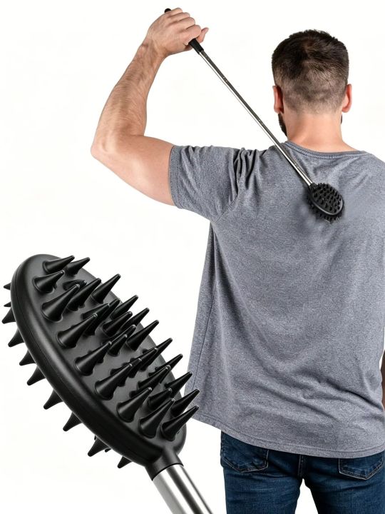 5-Section Cactus Back Scratcher – 29" Extendable, 29 Prongs, Double-Sided for Back & Neck, Great Christmas for Family & Pet