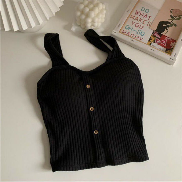 Women's%20Y2K%20Cropped%20Tops%20with%20Bra%20Pads%20Summer%20Corset%20Korean%20Suspenders%20Vest%20Sexy%20Camisole%20Slim%20New%20-%20Image%207