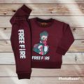 Free Fire sweatshirt and trouser tracksuit for kids. 