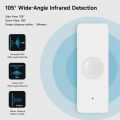 Tuya WiFi/Zigbee PIR Motion Sensor Smart Home Human Body Infrared Detector Security Smart Life Works With Alexa . 