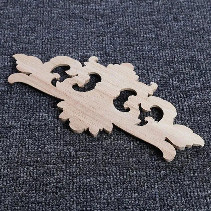 Wood%20Appliques%20And%20Onlays%20Natural%20Furniture%20Wall%20Door%20Woodcarving%20Decorative%20Long%20Flower%20Wooden%20Figurines%20Frame%20-%20Image%205