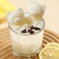 1pc Cute Teddy Bear Ice Cube Tray Flexible Food Grade Silicone Ice Cube Mold Ice Trays For Freezer. 