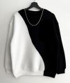 Sweatshirt for Men [ Black And White Design ]. 