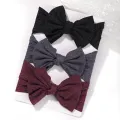 3Pcs/Set Headband For Baby Girls Bows Elastic Knotted Soft Hair Band Knitted Kids Headwear Newborn Turban Hair Accessories Gifts. 