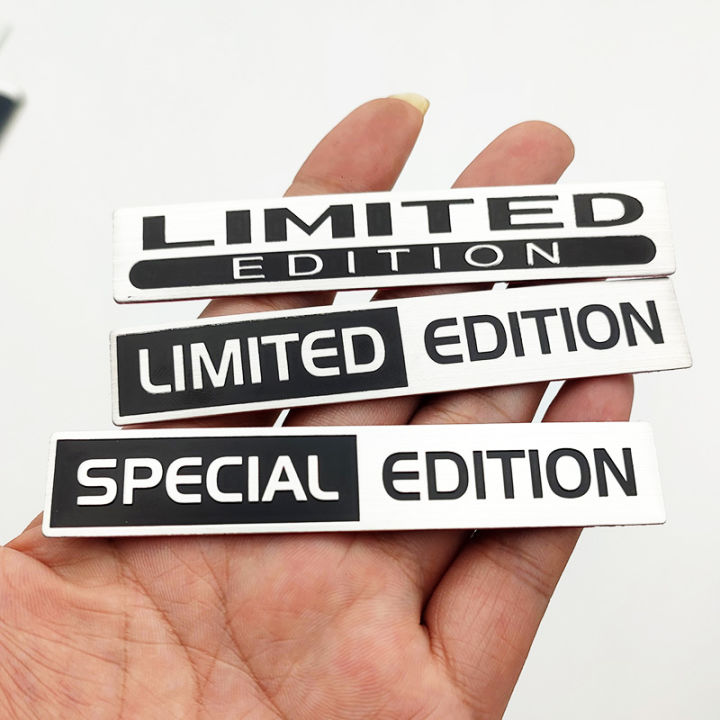 3d%20Aluminium%20Silver%20Special%20Edition%20Logo%20Limited%20Edition%20Emblem%20Car%20Fender%20Badge%20Trunk%20Decal%20LIMITED%20EDITION%20Stikcer%20Accessories%20-%20Image%203