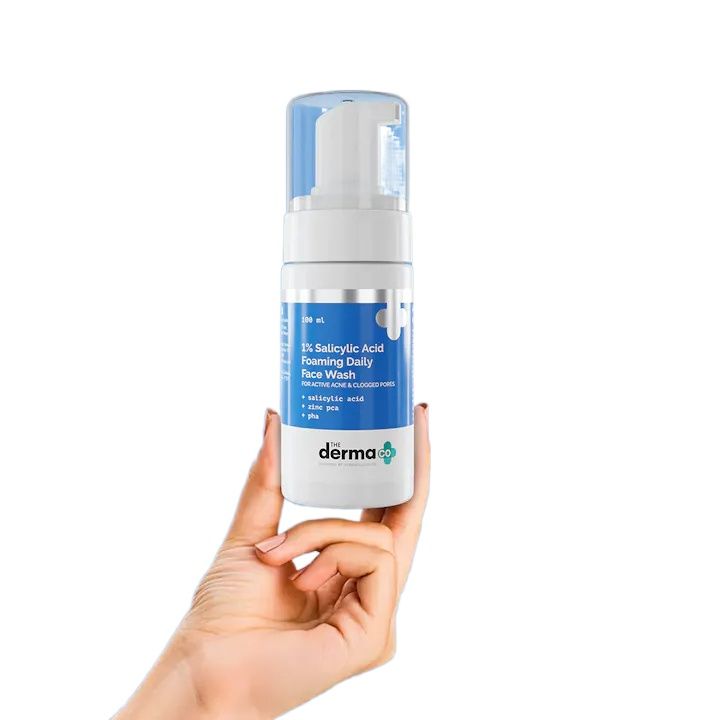 The%20Derma%20Co.%201%25%20Salicylic%20Acid%20Foaming%20Daily%20Face%20Wash%20With%20Salicylic%20Acid,%20Zinc%20Pca%20&%20Pha%20100%20ml%20-%20Image%202