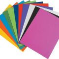 Eva Foam Sheet 5 Different Color A5 Size 2mm Thickness. 