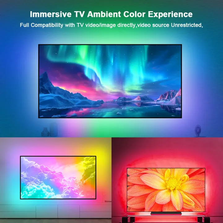 Smart%20Ambient%20Sync%20TV%20Backlight%20Sync%20Screen%20Color%20Led%20Strip%20Light%20USB,%20App%20Control%20,Smart%20Phone%20Camera%20Screen%20Capute%20Technology%20lightify%20-%20Image%206