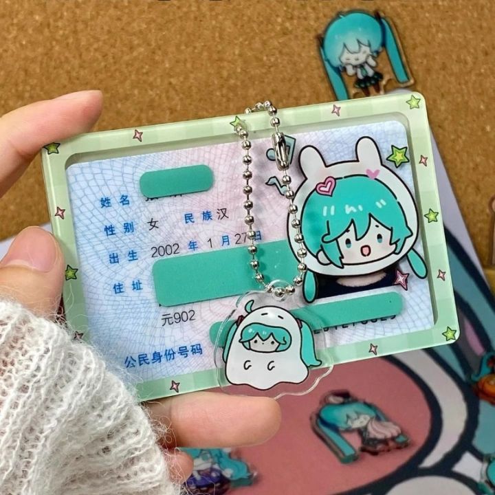 Hatsune%20Miku%20anime%20peripheral%20cartoon%20Lovely%20acrylic%20decorative%20pendant%20students%20photo%20ID%20card%20Protective%20case%20%20for%20friends%20-%20Image%205