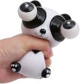 Revenge Love toy ,Pop Out Eyeball Panda Squeeze Toy For Stress Relief & Prank, With Moving Glasses Design. 